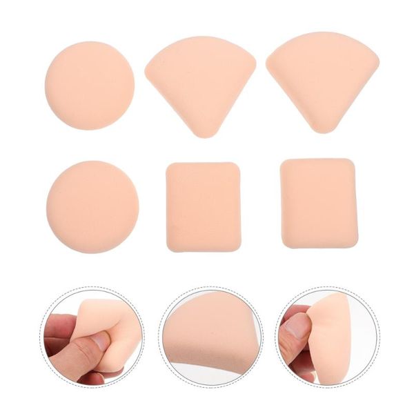 sponges, applicators & cotton 6pcs dry and wet powder puff dual-use air cushion sponge makeup supply
sponges, applicators & cotton 6pcs dry and wet powder puff dual-use air cushion sponge makeup supply