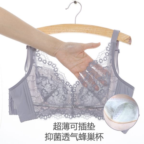 spring and summer new ultra-thin sponge-underwired bra push up lace large size underwear womens big chest small, Black;white
spring and summer new ultra-thin sponge-underwired bra push up lace large size underwear womens big chest small, Black;white