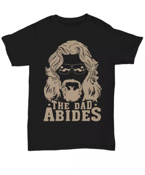funny the dad abides t-shirt for man fathers day gifts tee to daddy grandpa, White;black
funny the dad abides t-shirt for man fathers day gifts tee to daddy grandpa, White;black