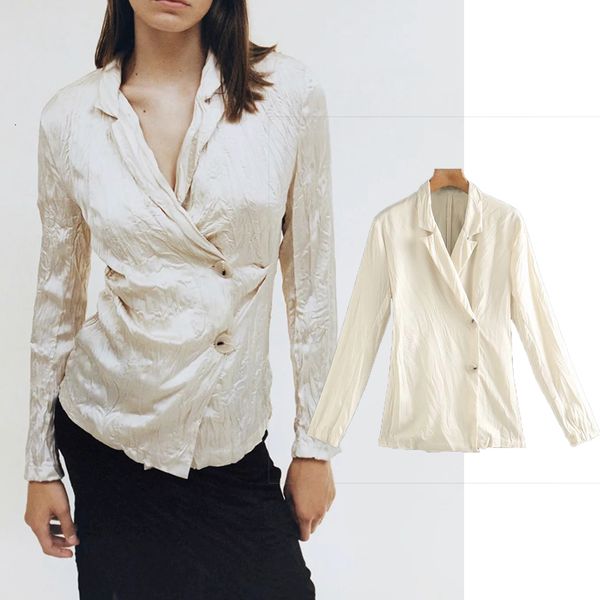 2021 women spring fall pure silk texture long lapel coat loose single breasted blazer jacket, Black;brown
2021 women spring fall pure silk texture long lapel coat loose single breasted blazer jacket, Black;brown