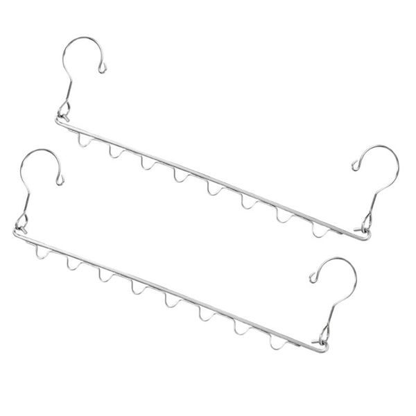 2pcs stainless steel storage hanger clothes drying rack multi-port support organizer holders hangers & racks
2pcs stainless steel storage hanger clothes drying rack multi-port support organizer holders hangers & racks