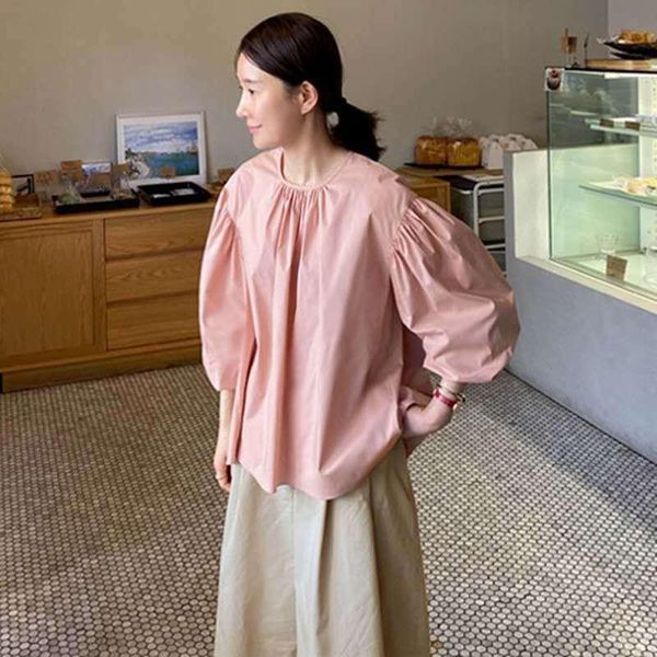 women's blouses & shirts yourseason korean loose womens and 2021 summer three quarter sleeve female casual puff, White
women's blouses & shirts yourseason korean loose womens and 2021 summer three quarter sleeve female casual puff, White
