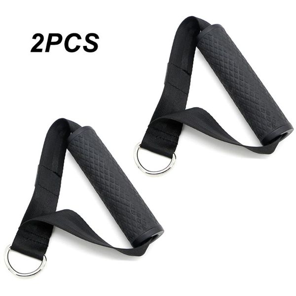 resistance bands 2 pcs soft exerecise band workout fitness gym therapy handle grip