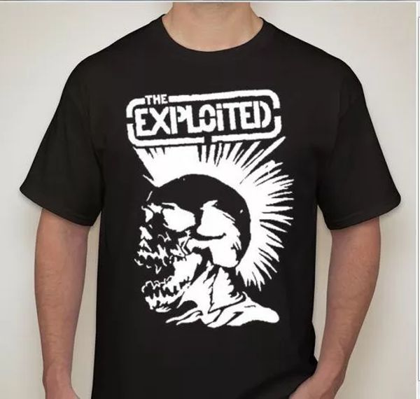 THE EXPLOITED Mohawk skull Punk rock hardcore thrash band T shirt tee, White;black
THE EXPLOITED Mohawk skull Punk rock hardcore thrash band T shirt tee, White;black