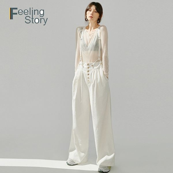 cotton linen original strap jumpsuits summer jumpsuit elegant rompers casual loose womens harem long pants 210603, Black;white
cotton linen original strap jumpsuits summer jumpsuit elegant rompers casual loose womens harem long pants 210603, Black;white