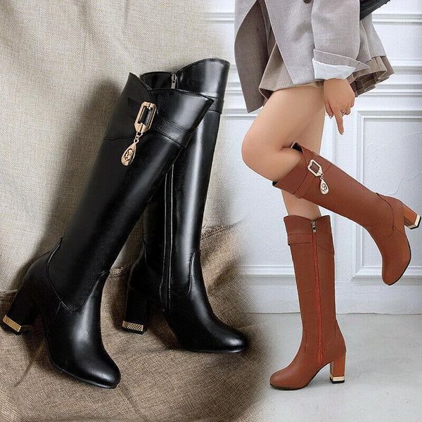 boots womens buckle knee high round toe chunky heel casual shoes zipper knight plus size riding 20211, Black
boots womens buckle knee high round toe chunky heel casual shoes zipper knight plus size riding 20211, Black