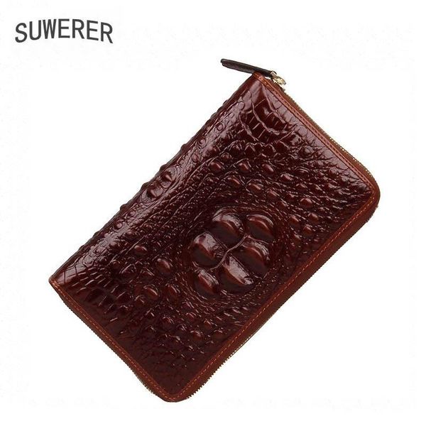 men wallet clutch bag real cowhide leather crocodile pattern purse wallets, Red;black
men wallet clutch bag real cowhide leather crocodile pattern purse wallets, Red;black
