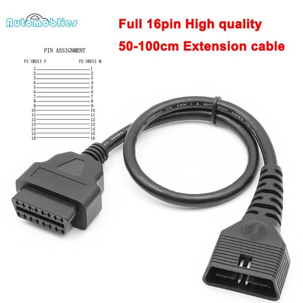 auto extension cable full 16pin male to female automotive car diagnostic tool scanner connector tools
auto extension cable full 16pin male to female automotive car diagnostic tool scanner connector tools