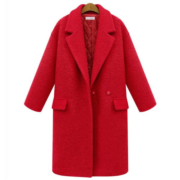 women's wool & blends solid long coat women wide-waisted casual blend and jacket fashion warm double breasted ladies coats, Black
women's wool & blends solid long coat women wide-waisted casual blend and jacket fashion warm double breasted ladies coats, Black