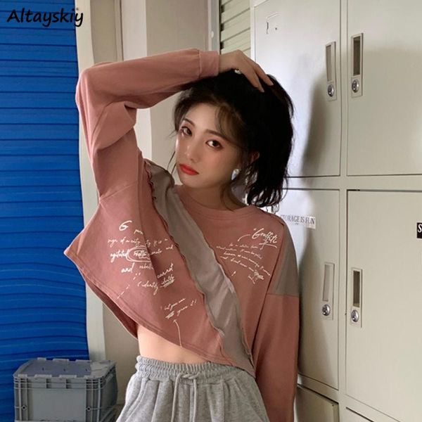 women's t-shirt 3 colors t-shirts women letter korean style chic trendy leisure all-match teenager college students female crop ins, White
women's t-shirt 3 colors t-shirts women letter korean style chic trendy leisure all-match teenager college students female crop ins, White