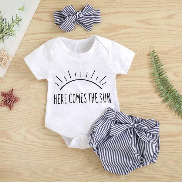 clothing sets 3pcs cotton lovely clothes suit for infant baby girl letter short sleeve romper + stripe pants with bow-knot headband, White
clothing sets 3pcs cotton lovely clothes suit for infant baby girl letter short sleeve romper + stripe pants with bow-knot headband, White