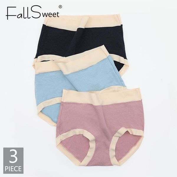 women's panties fallsweet 3 pcs / lot cotton brazilian for women high waist underpants seamless girl underwears soft lingerie, Black;pink
women's panties fallsweet 3 pcs / lot cotton brazilian for women high waist underpants seamless girl underwears soft lingerie, Black;pink