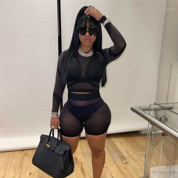 women's tracksuits 2 pieces set women +short matching sets suits long sleeve hollow out autumn 2021 streetwear baddie aesthetic, Gray
women's tracksuits 2 pieces set women +short matching sets suits long sleeve hollow out autumn 2021 streetwear baddie aesthetic, Gray
