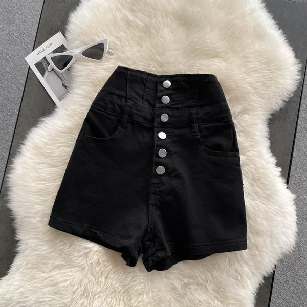women's jeans autumn black denim shorts women single breasted wide leg casual vintage slim korean chic 2021 fashion, Blue
women's jeans autumn black denim shorts women single breasted wide leg casual vintage slim korean chic 2021 fashion, Blue