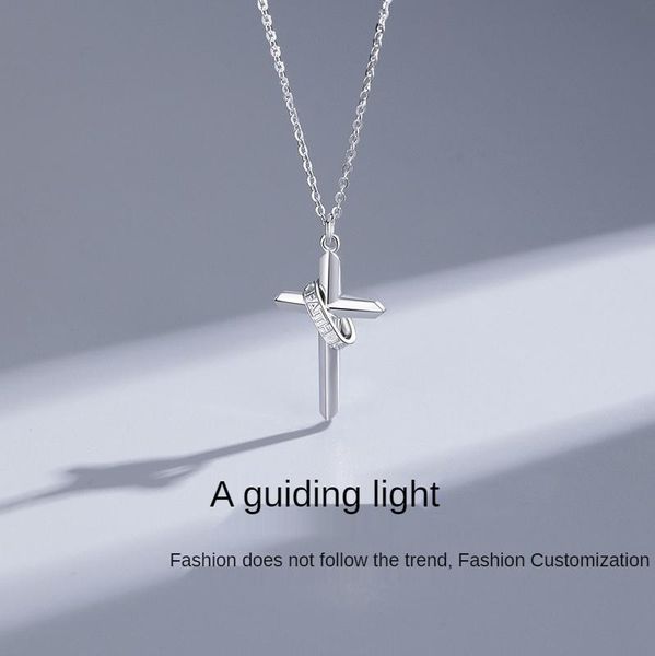 chains fashion men's cross necklace personality cool style hip hop pendant korean long set chain faith light, Silver
chains fashion men's cross necklace personality cool style hip hop pendant korean long set chain faith light, Silver