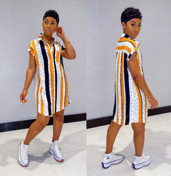 summer striped shirt fashion casual women dresses lapel short sleeve pocket irregular, Black;gray
summer striped shirt fashion casual women dresses lapel short sleeve pocket irregular, Black;gray