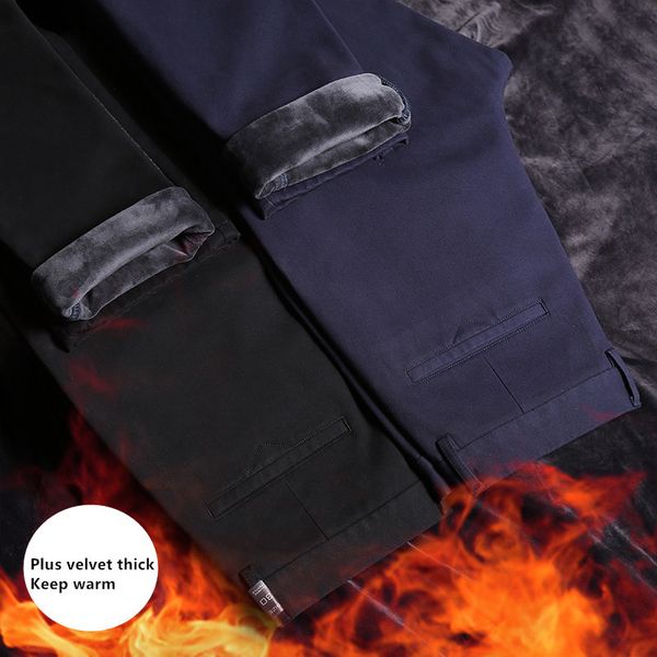 winter of the most straight, thick, velvet men loops actual high-quality comfortable cotton business pants, Black
winter of the most straight, thick, velvet men loops actual high-quality comfortable cotton business pants, Black