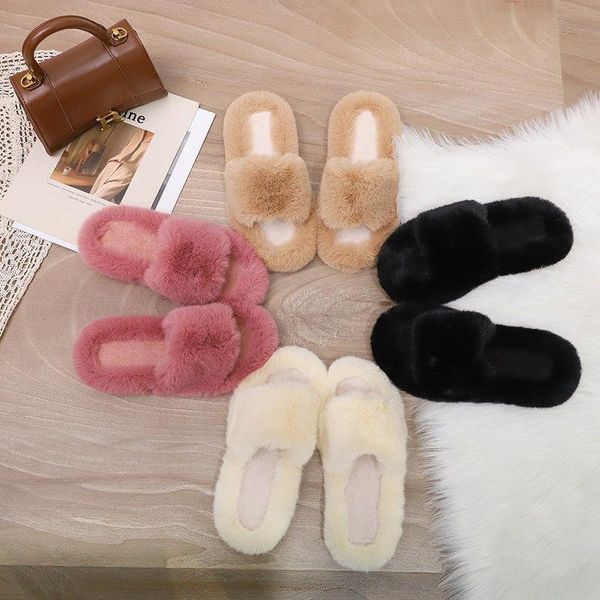 slippers spring/autumn 2021 furry slides for women fashion flats shoes home cotton casual warm fur female, Black
slippers spring/autumn 2021 furry slides for women fashion flats shoes home cotton casual warm fur female, Black