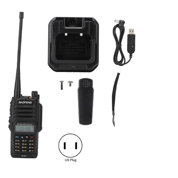 walkie talkie for uv-xr plus + usb charging cable 7.4v / 1800mah lithium battery 100-240v au plug
walkie talkie for uv-xr plus + usb charging cable 7.4v / 1800mah lithium battery 100-240v au plug