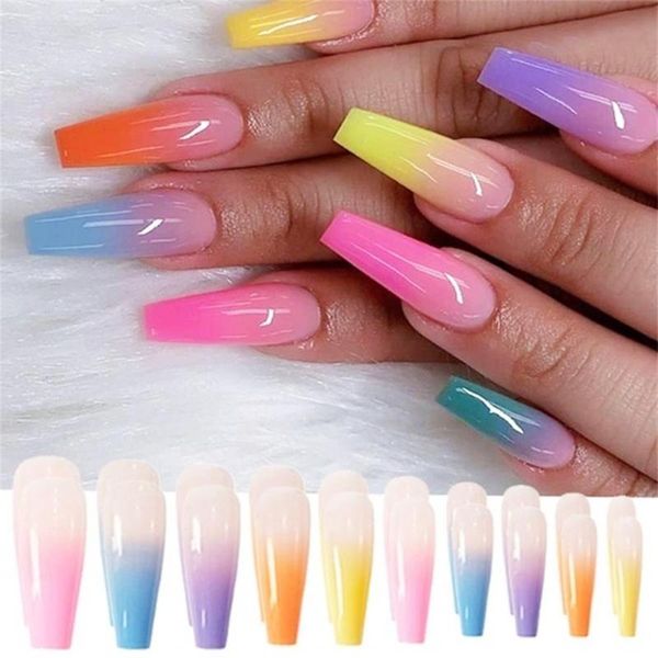 set nail tips coffin shaped long lasting abs gradient candy color ballet fake nails for beauty salon clip false, Red;gold
set nail tips coffin shaped long lasting abs gradient candy color ballet fake nails for beauty salon clip false, Red;gold