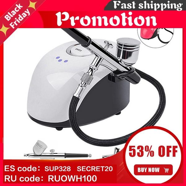 2cc/7cc cup dual action 0.2mm nozzle airbrush kit compressor with paint spray gun for nail art make up air-brush professional guns
2cc/7cc cup dual action 0.2mm nozzle airbrush kit compressor with paint spray gun for nail art make up air-brush professional guns