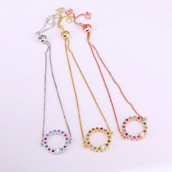 link, chain 6pcs, rainbow bracelets colorful zirconia circle charm cz micro pave fashion brilliant crystal link slider jewelry gifts, Black
link, chain 6pcs, rainbow bracelets colorful zirconia circle charm cz micro pave fashion brilliant crystal link slider jewelry gifts, Black