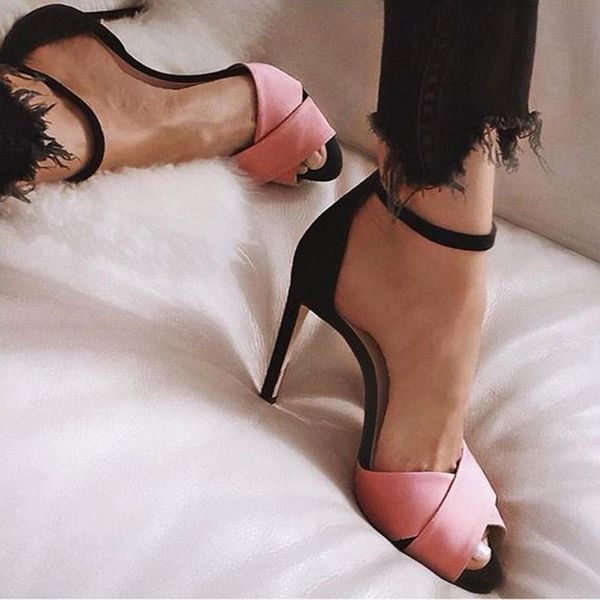 dress shoes women high heels daily shoe buckle strap stiletto summer sandals 11.5cm pointed fish mouth, Black
dress shoes women high heels daily shoe buckle strap stiletto summer sandals 11.5cm pointed fish mouth, Black