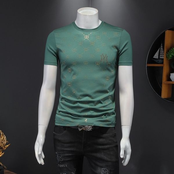 fashion t shirts 2021 summer men's simple stamping short sleeve mercerized cotton city brand drill slim, White;black
fashion t shirts 2021 summer men's simple stamping short sleeve mercerized cotton city brand drill slim, White;black