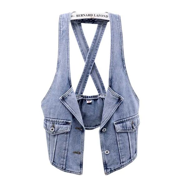 women's vests autumn women denim vest korean fashion sleeveless jacket plus size ladies casual jeans waistcoat female tide 3xl g606, Black;white
women's vests autumn women denim vest korean fashion sleeveless jacket plus size ladies casual jeans waistcoat female tide 3xl g606, Black;white