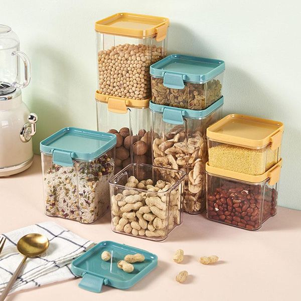 square grain dispenser rice storage preservation containers kitchen organizer plastic container sealed tank jars bottles &
square grain dispenser rice storage preservation containers kitchen organizer plastic container sealed tank jars bottles &