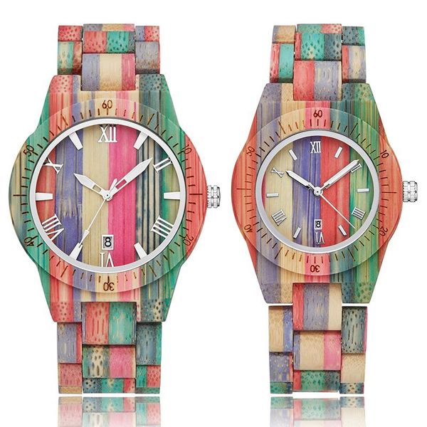 fashion colorful rainbow natural wood band watch couple quartz wooden watches minimalist bracelet clock for men ladies wristwatches, Slivery;brown
fashion colorful rainbow natural wood band watch couple quartz wooden watches minimalist bracelet clock for men ladies wristwatches, Slivery;brown