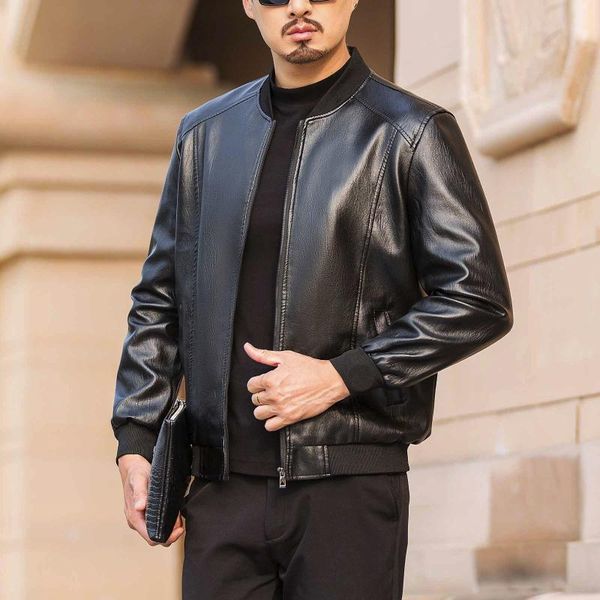 men's jackets thick leather jacket mens winter autumn fashion faux fur collar windproof warm coat male brand clothing, Black;brown
men's jackets thick leather jacket mens winter autumn fashion faux fur collar windproof warm coat male brand clothing, Black;brown