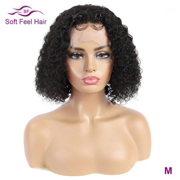 soft feel hair bob lace front wigs 13x4 brazilian kinky curly wig remy short human for black women transparent lace1, Black;brown
soft feel hair bob lace front wigs 13x4 brazilian kinky curly wig remy short human for black women transparent lace1, Black;brown