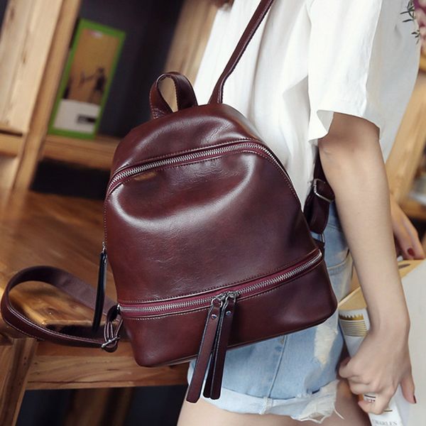 vintage women backpack designer pu leather female travel backpacks small preppy style school bag for girls rucksack daypack l003
vintage women backpack designer pu leather female travel backpacks small preppy style school bag for girls rucksack daypack l003