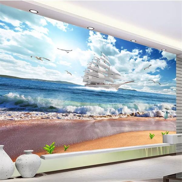 seascape landscape 3d spray background wall custom large mural wallpaper papel de parede
seascape landscape 3d spray background wall custom large mural wallpaper papel de parede