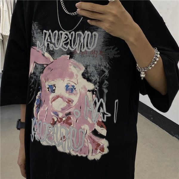 women's t-shirt aesthetic t shirt cute anime fashion harajuku tshirt casual korean style graphic hip hop female ton women 2021, White
women's t-shirt aesthetic t shirt cute anime fashion harajuku tshirt casual korean style graphic hip hop female ton women 2021, White