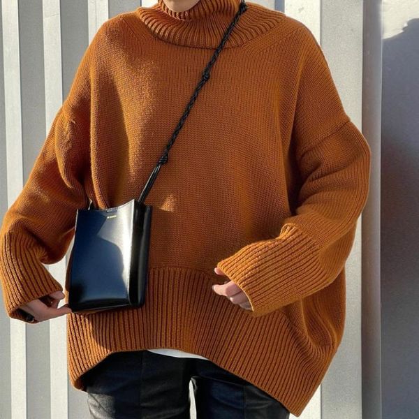 women's sweaters women turtleneck sweater winter warm pullover oversize loose knitted soft solid jumper coat long sleeve pull femme, White;black
women's sweaters women turtleneck sweater winter warm pullover oversize loose knitted soft solid jumper coat long sleeve pull femme, White;black