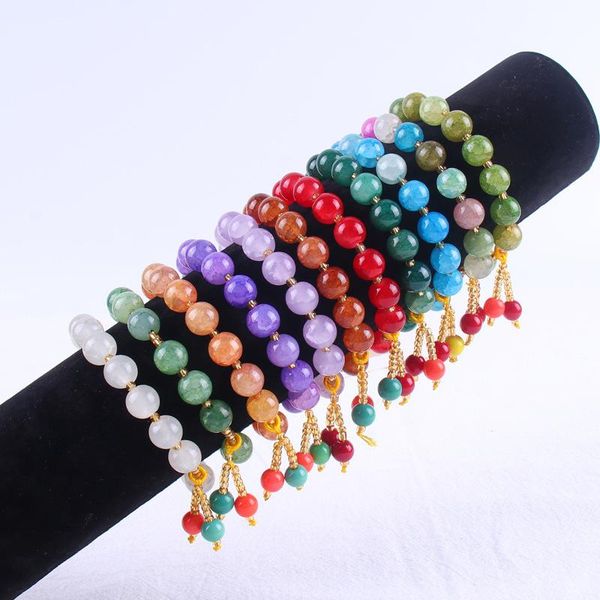 charm bracelets chinese style elastic beads bracelet popcorn agate fresh sweet for women jewelry present, Golden;silver
charm bracelets chinese style elastic beads bracelet popcorn agate fresh sweet for women jewelry present, Golden;silver