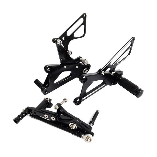 pedals racing adjustable rear sets footrest foot controls for daytona 675 06-12 cnc black rearset peg
pedals racing adjustable rear sets footrest foot controls for daytona 675 06-12 cnc black rearset peg