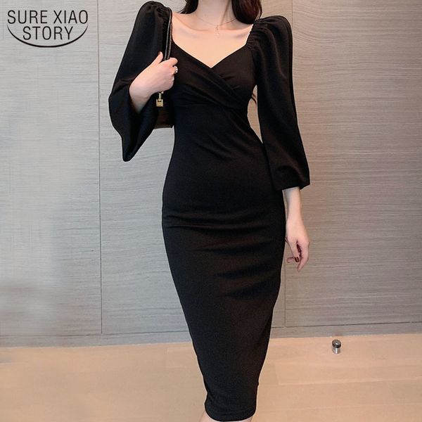 off-shoulder knee-length skinny dress spring autumn slash neck black long puff sleeve es vestidos 12774 210508, Black;gray
off-shoulder knee-length skinny dress spring autumn slash neck black long puff sleeve es vestidos 12774 210508, Black;gray
