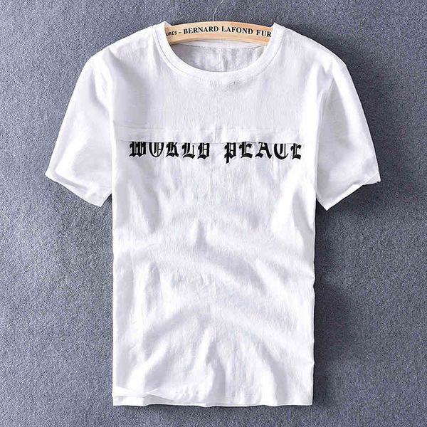 men's t-shirts summer linen short-sleeved t-shirt letter embroidery white shirt for men fashion casual t shirts male o-neck tshirt 1c3b, White;black
men's t-shirts summer linen short-sleeved t-shirt letter embroidery white shirt for men fashion casual t shirts male o-neck tshirt 1c3b, White;black