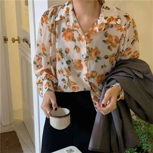 floral chiffon women blouse korean vintage lantern long sleeve shirt single breasted spring autumn bottom blusas 210519, White
floral chiffon women blouse korean vintage lantern long sleeve shirt single breasted spring autumn bottom blusas 210519, White