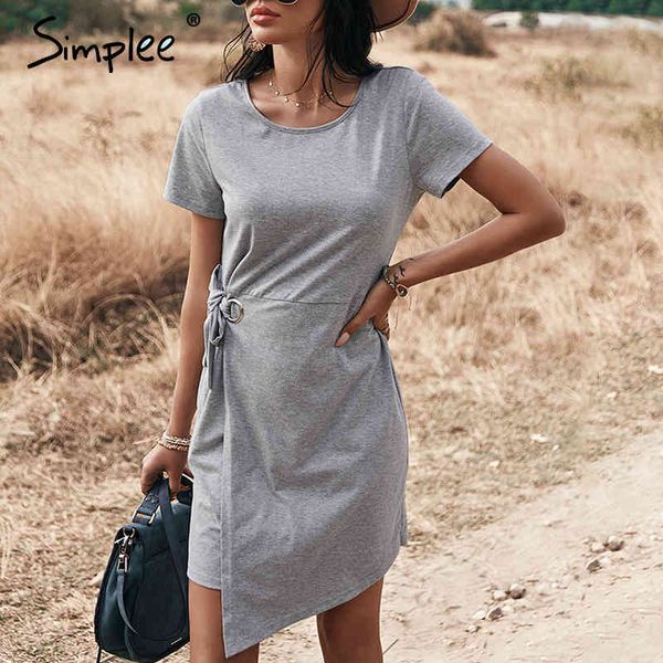 casual solid sleeve women summer asymmetrical belt high street short dresses spring ladies dress streetwear 210414, Black;gray
casual solid sleeve women summer asymmetrical belt high street short dresses spring ladies dress streetwear 210414, Black;gray