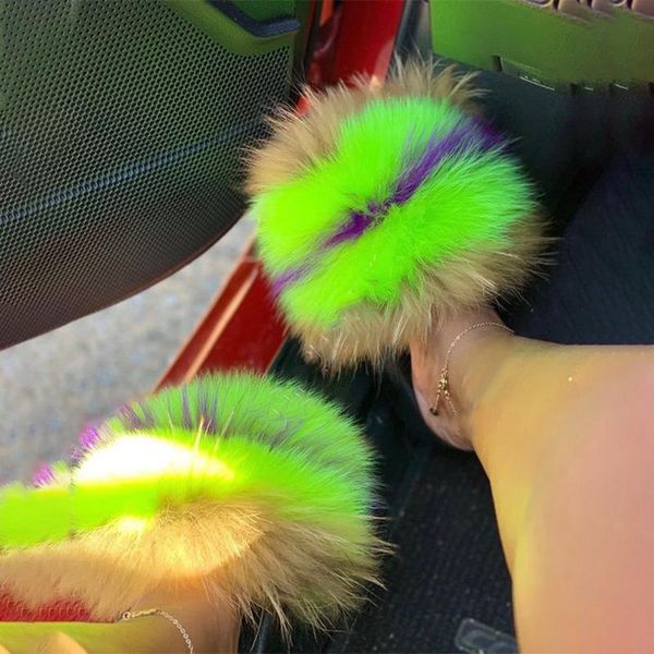 women shoes 2021 summer kids flip flops slide rainbow real fur slides extra fluffy snug luxury girl sandals furry slippers, Black
women shoes 2021 summer kids flip flops slide rainbow real fur slides extra fluffy snug luxury girl sandals furry slippers, Black