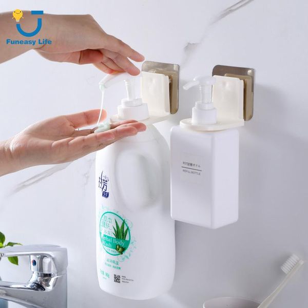 2pcs/lot home plastic self-adhesive wall mounted bathroom gel dispenser bottle holder hook hanger kitchen organizer hooks & rails
2pcs/lot home plastic self-adhesive wall mounted bathroom gel dispenser bottle holder hook hanger kitchen organizer hooks & rails