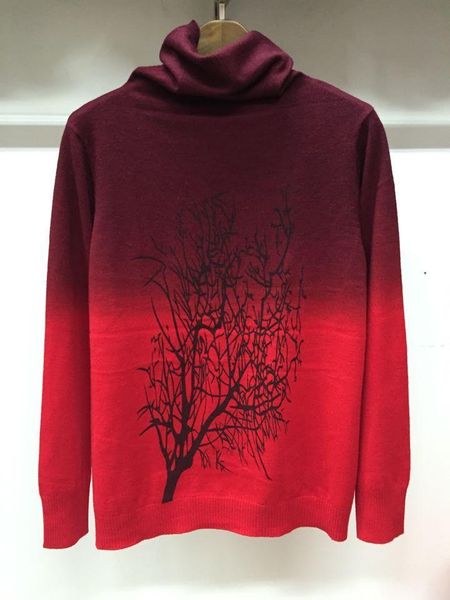 women's sweaters autumn and winter fashion printing tree lady's slim turtleneck cashmere sweater, White;black
women's sweaters autumn and winter fashion printing tree lady's slim turtleneck cashmere sweater, White;black