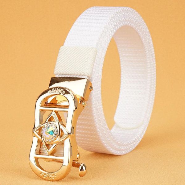 belts 2021women's fashion nylon woven automatic buckle belt simple joker youth beltwaistband, Black;brown
belts 2021women's fashion nylon woven automatic buckle belt simple joker youth beltwaistband, Black;brown