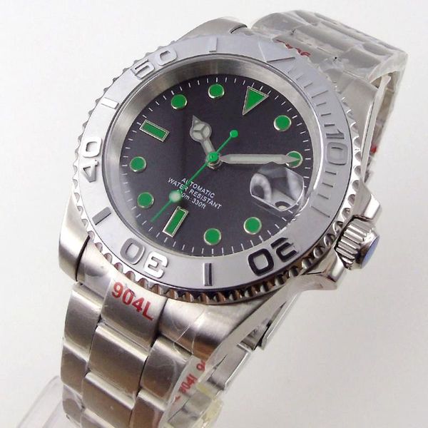 wristwatches 40mm luminous sapphire glass 10atm waterproof nh35 pt5000 miyota 8215 black automatic diver men's watch oyster bracelet, Slivery;brown
wristwatches 40mm luminous sapphire glass 10atm waterproof nh35 pt5000 miyota 8215 black automatic diver men's watch oyster bracelet, Slivery;brown