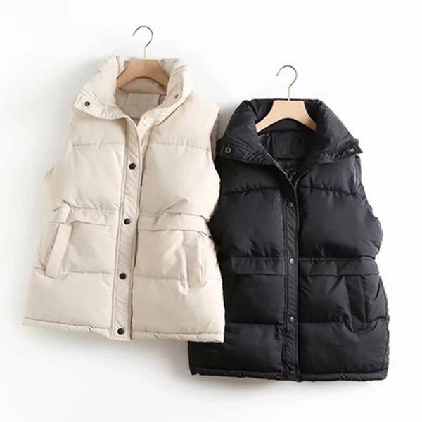 women's vests 2021women vest coat autumn winter solid loose drawstring warm waistcoat jacket cotton padded sleeveless female, Black;white
women's vests 2021women vest coat autumn winter solid loose drawstring warm waistcoat jacket cotton padded sleeveless female, Black;white