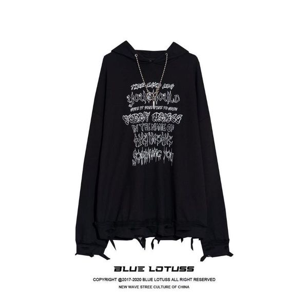 autumn men's and women's dark chain print destruction hoodie women hoodies & sweatshirts, Black
autumn men's and women's dark chain print destruction hoodie women hoodies & sweatshirts, Black